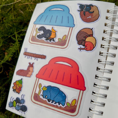 bug terrarium sticker