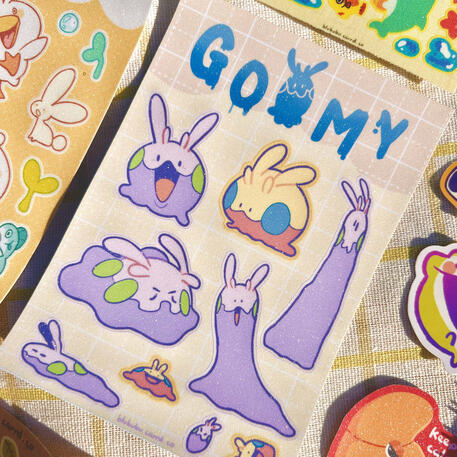 goomy sticker sheet
